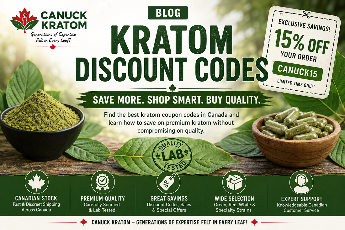 Kratom Discount Codes Canada: How to Save on Quality Kratom