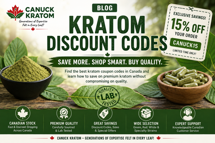 Kratom Discount Codes Canada: How to Save on Quality Kratom