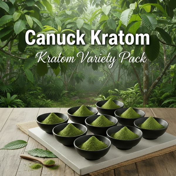 Kratom Variety Pack collection at Canuck Kratom