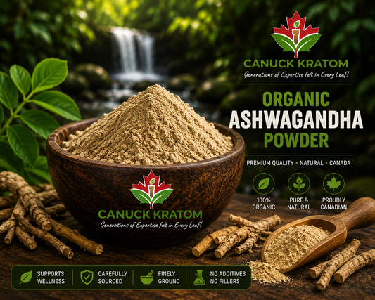 Organic Ashwagandha Root Powder - Canuck Kratom
