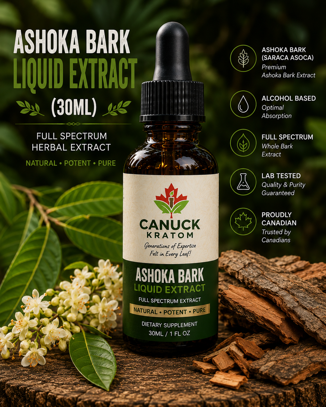 Herbal Tinctures - Canuck Kratom