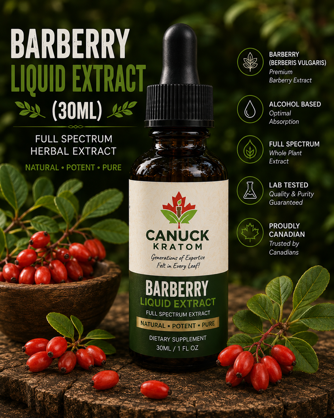 Herbal Tinctures - Canuck Kratom
