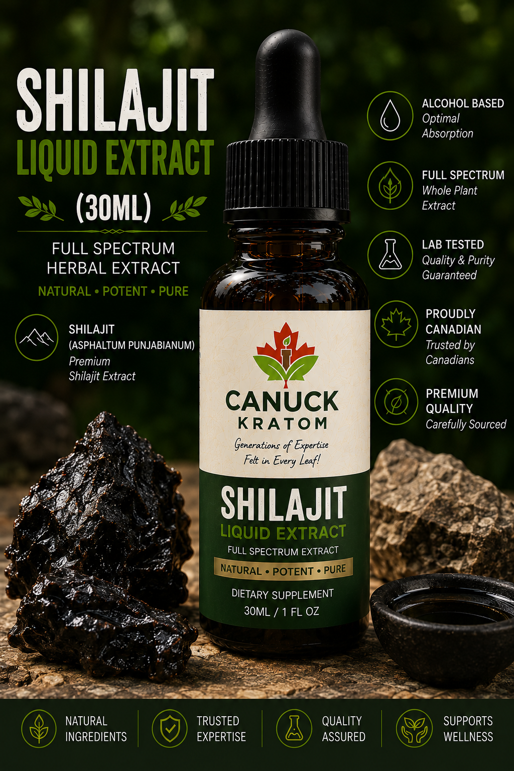 Herbal Tinctures - Canuck Kratom